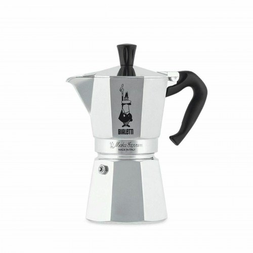 Espressokande Bialetti Moka Express - sølv, 6 kopper (300 ml)