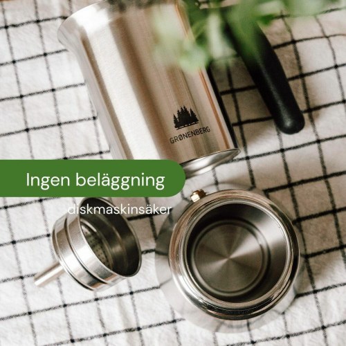 Espressokande Bialetti Moka Express - sølv, 6 kopper (300 ml)