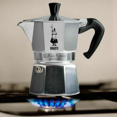 Espressokande Bialetti Moka Express - sølv, 6 kopper (300 ml)