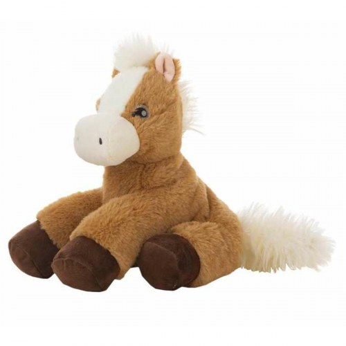Plys bamse - hest eller æsel, 32 cm i polyester