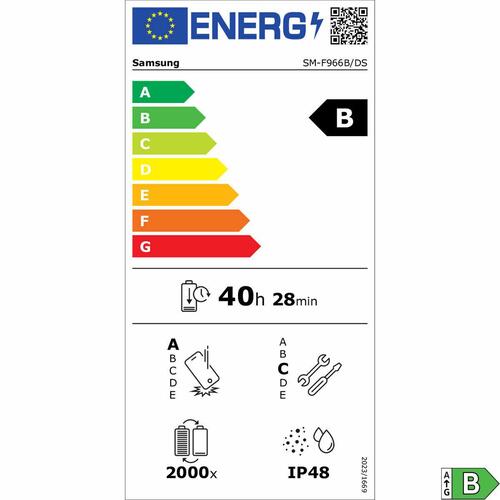 Samsung Galaxy Z Fold (SM-F966B) 6,5"/8" 12 GB 512 GB - Sølvfarvet