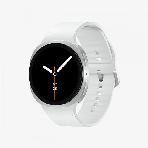 Samsung Galaxy Watch 8 40 mm - sølv/hvid smartwatch