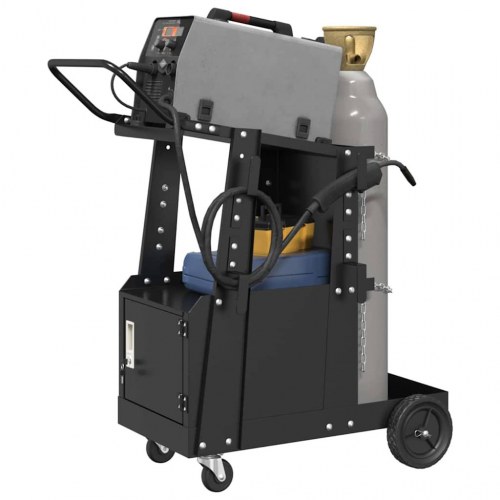 Svejsevogn Sort 90 x 46 x 96 cm Stål