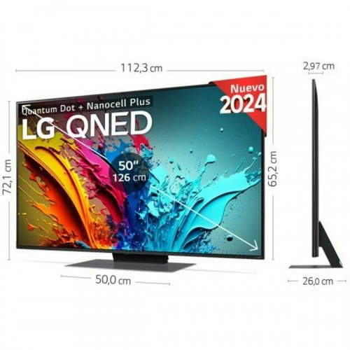 Smart TV LG QNED 50" 4K Ultra HD HDR (50QNED87T6B) (OUTLET A)