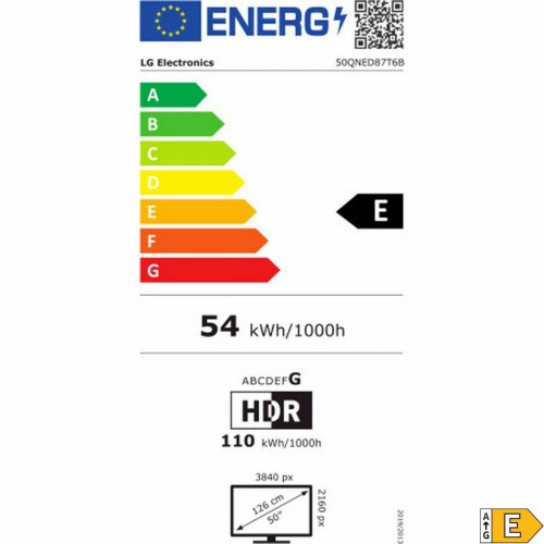 Smart TV LG QNED 50" 4K Ultra HD HDR (50QNED87T6B) (OUTLET A)