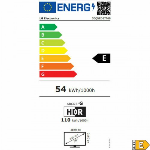 Smart TV LG QNED 50" 4K Ultra HD HDR (50QNED87T6B) (OUTLET A)