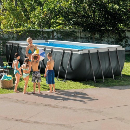 Intex Ultra XTR fritstående pool - 549 × 274 × 132 cm, rektangulær, 17.203 l