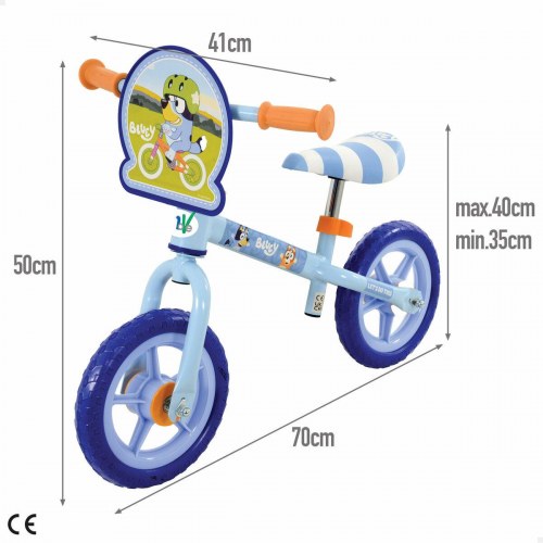 Løbecykel Bluey 10" - børnecykel uden pedaler