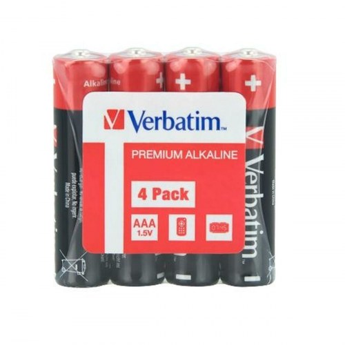 AAA batterier Verbatim Premium Alkaline 1,5 V - 4-pak (20 enheder)