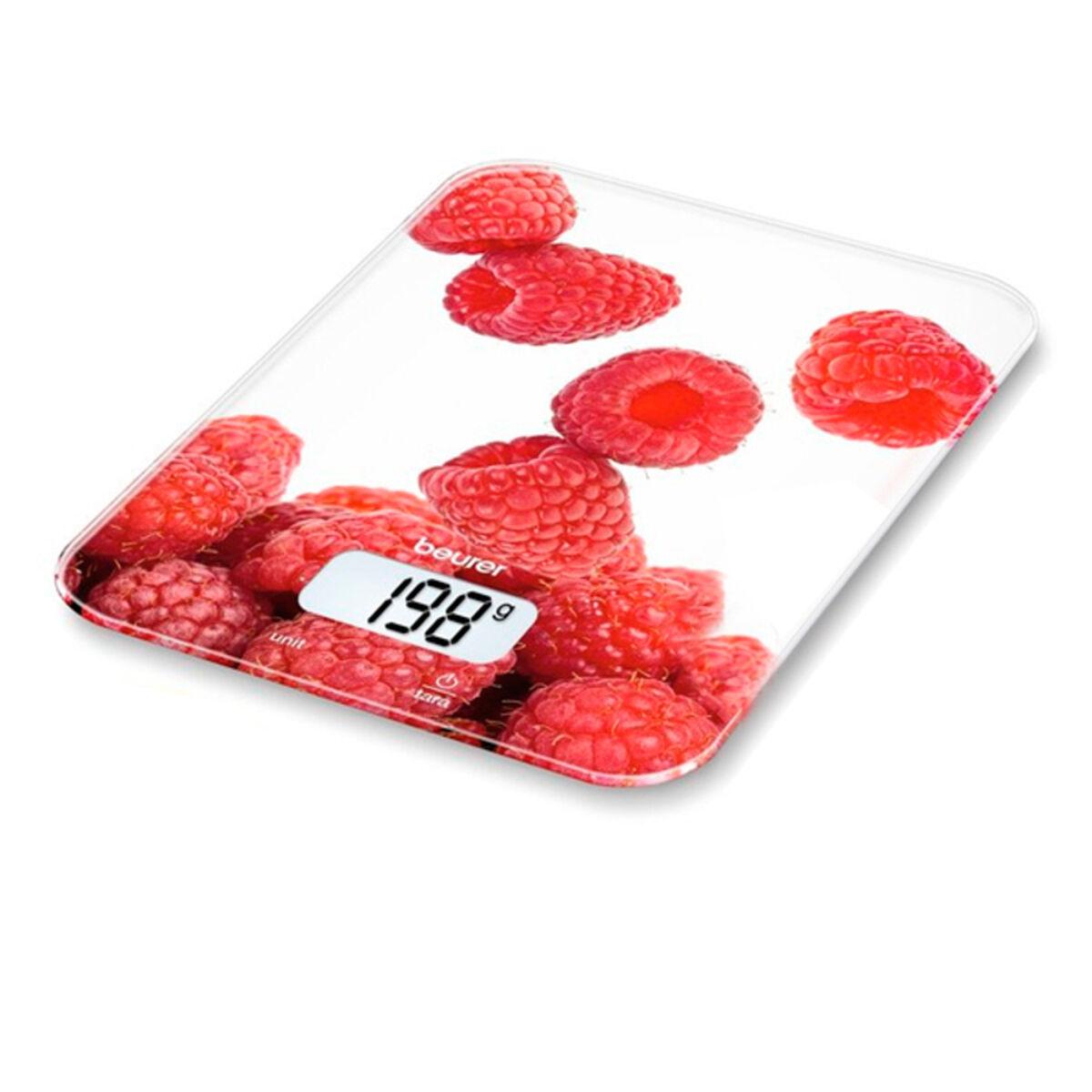 Beurer KS 19 Berry køkkenvægt 5 kg - hvid/rød