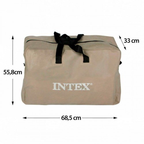 Oppustelig båd Intex Excursion 5 - blå/hvid, 366 × 168 × 43 cm