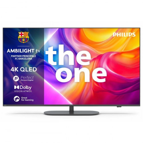 Smart TV 43" 4K Philips QLED (43PUS9010/12) med Ambilight, HDR og 144 Hz