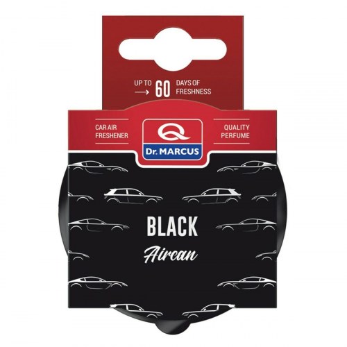 Luftfrisker til bilen Dr Marcus Aircan Black - duftdåse 40 g