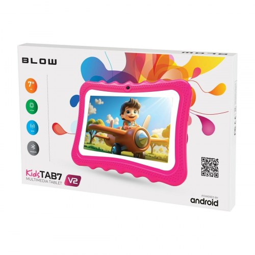 Tablet til børn Blow KidsTAB7 V2 7" - Pink, 4 GB/32 GB Android 14