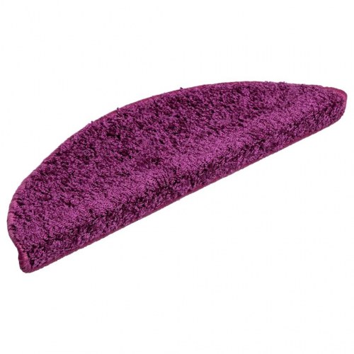Trappemåtter 30 stk. halvrund 56 x 17 x 3 cm - violet