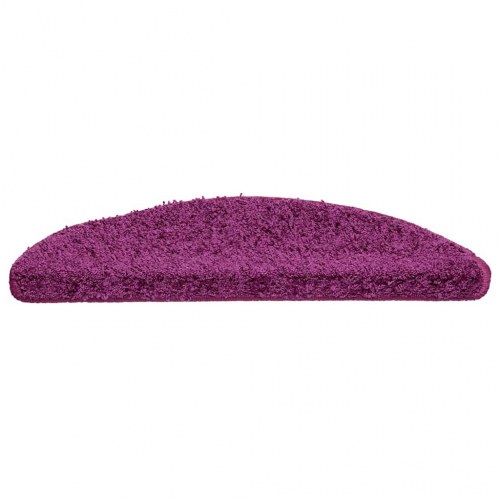 Trappemåtter 30 stk. halvrund 56 x 17 x 3 cm - violet