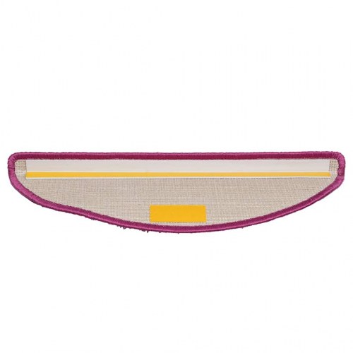Trappemåtter 30 stk. halvrund 56 x 17 x 3 cm - violet