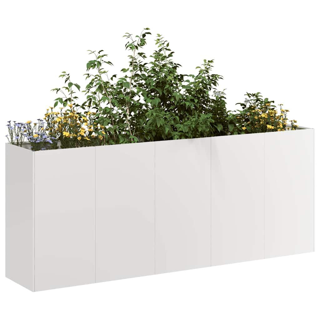 Plantekasse 200x40x80 cm rustfrit stål