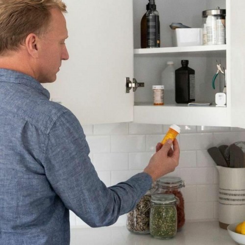 Sikkerhedslås Yale - hvid plastik (4,1 cm)