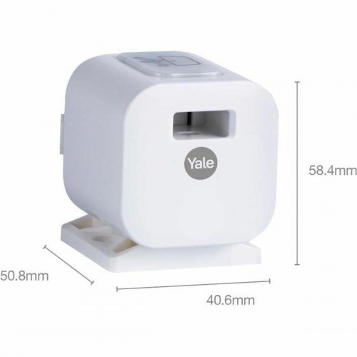 Sikkerhedslås Yale - hvid plastik (4,1 cm)