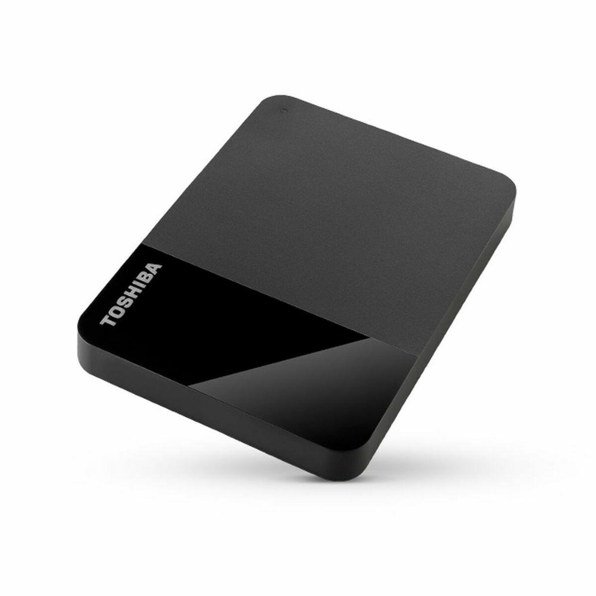 Ekstern harddisk Toshiba 1 TB - USB 3.2, 2,5″, sort
