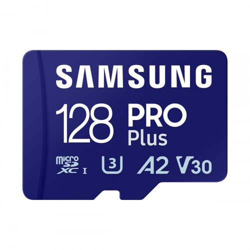 MicroSD-kort Samsung PRO Plus 128 GB med SD-adapter