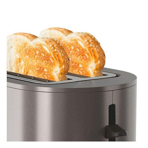 Brødrister Black & Decker - 4 skiver, rustfrit stål, 1.500 W