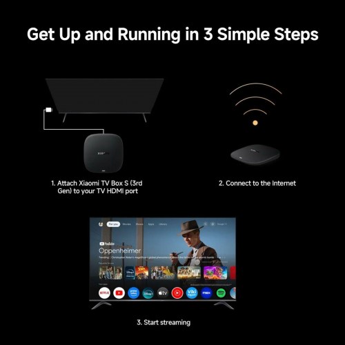 TV boks Xiaomi TV Box S 3rd Gen 4K streaming