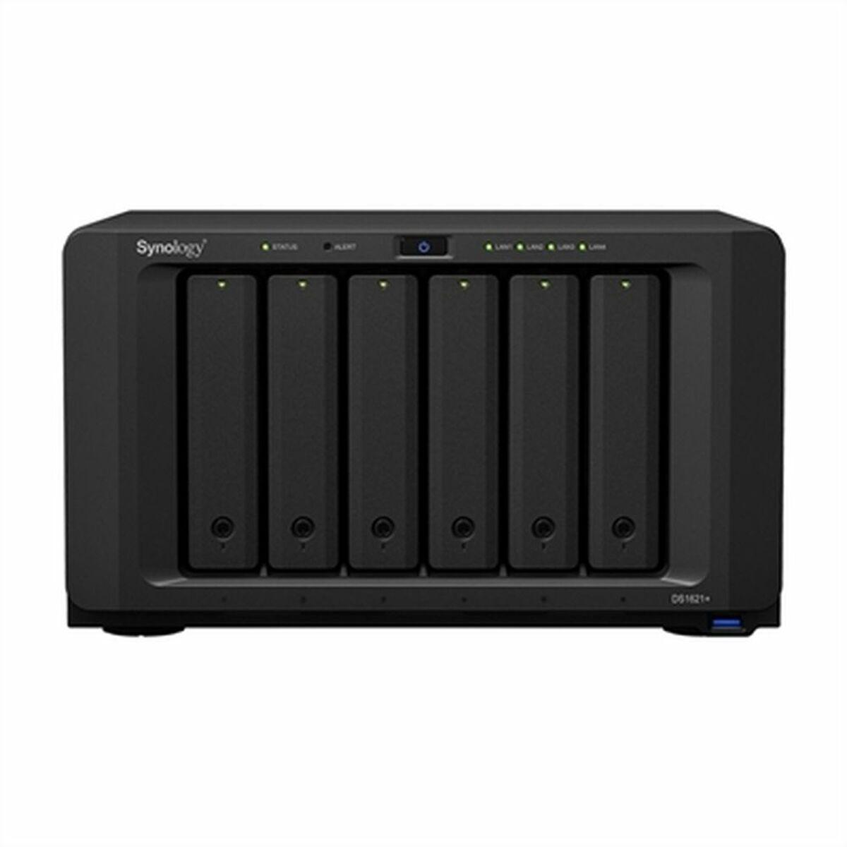 NAS server Synology DiskStation DS1621+ - AMD Ryzen, 6-bay, sort