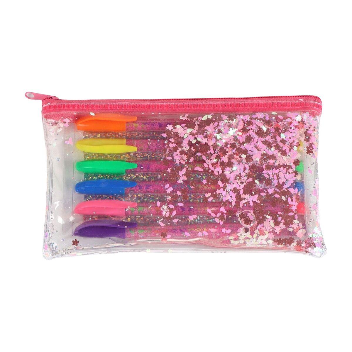 Kuglepenne sæt Barbie - fuchsia (6 stk.)