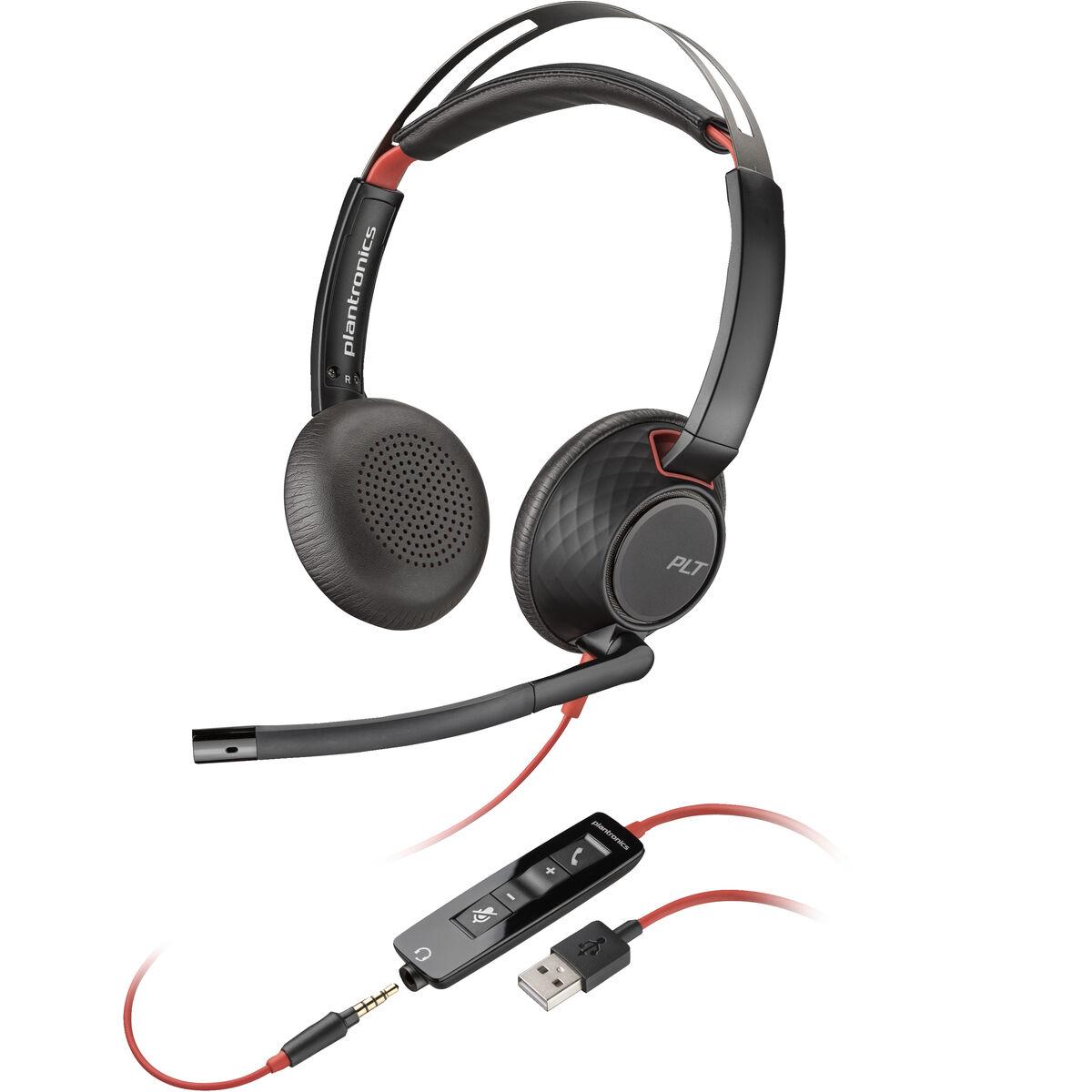Hovedtelefoner med mikrofon Poly 7S4M7AA - diadem, 3,5 mm billede