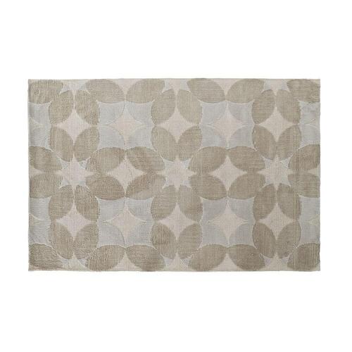 Tæppe DKD Home Decor Beige Polyester Bomuld Cirkler (120 x 180 x 0.9 cm)
