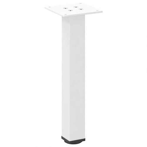 Sofabordsben 4 stk. hvid 30-32 cm stål