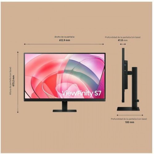 Skærm Samsung ViewFinity S7 32" 4K UHD (LS32D700EAUXEN)