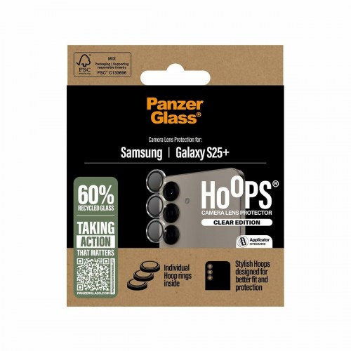 Kamerabeskytter PanzerGlass Hoops til Galaxy S25 Plus - gennemsigtig
