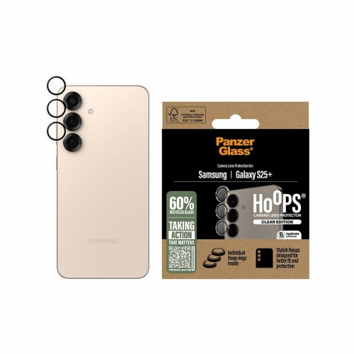 Kamerabeskytter PanzerGlass Hoops til Galaxy S25 Plus - gennemsigtig