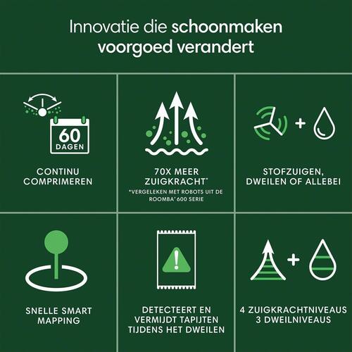 IRobot L121240 robotstøvsuger - 3000 mAh, hvid