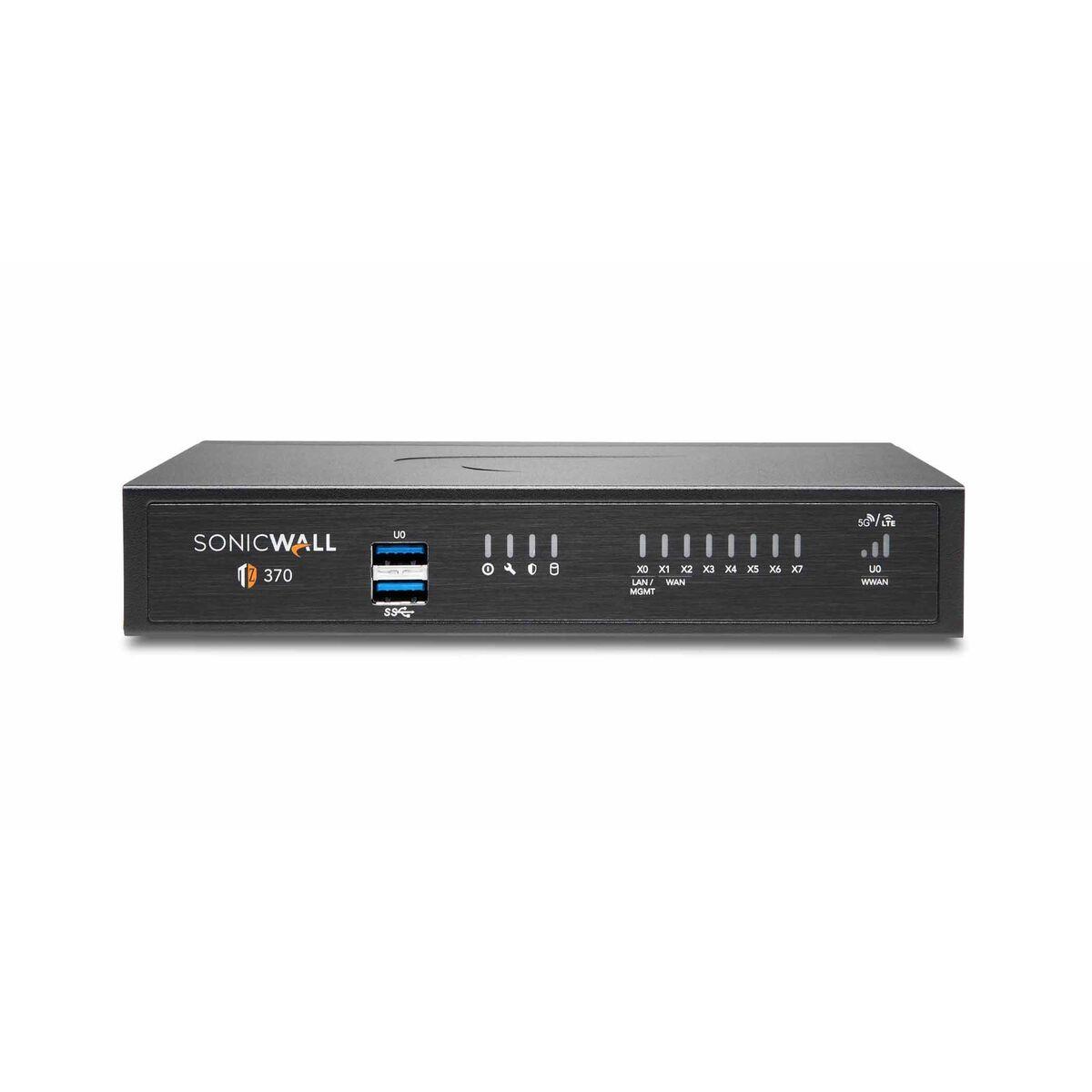 SonicWall TZ370 firewall - 8x RJ45, Gigabit LAN