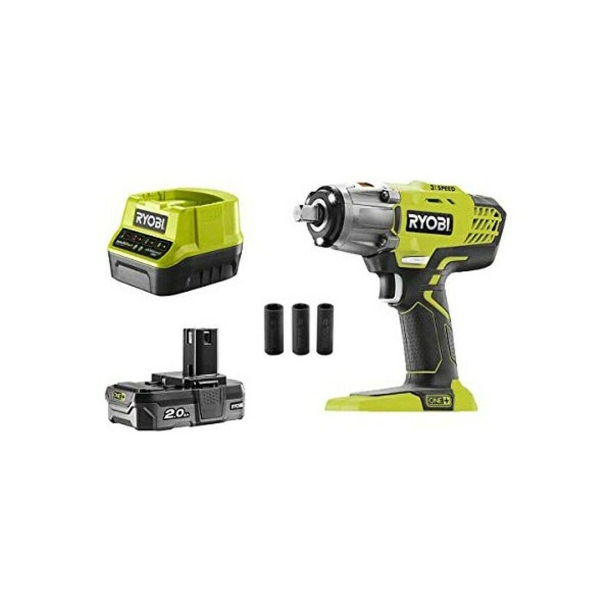 Slagnøgle 18 V Ryobi 5133003574 med batteri og lader