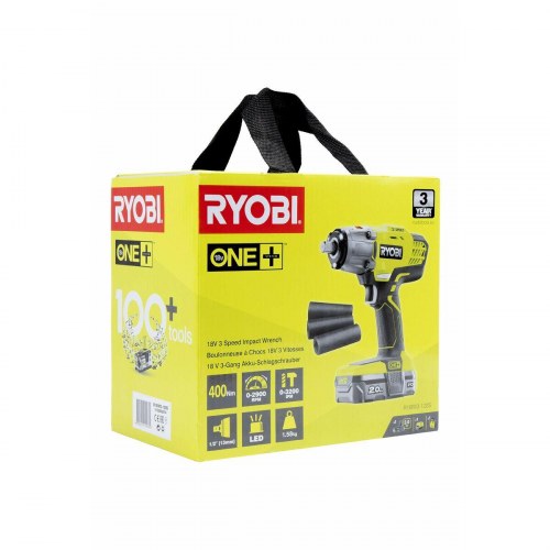 Slagnøgle 18 V Ryobi 5133003574 med batteri og lader