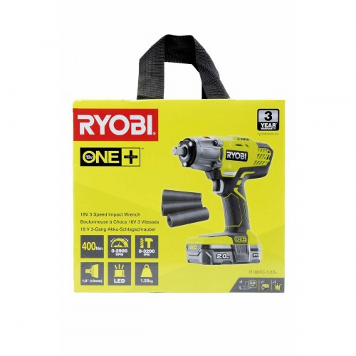 Slagnøgle 18 V Ryobi 5133003574 med batteri og lader