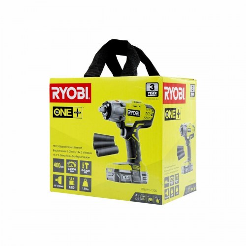 Slagnøgle 18 V Ryobi 5133003574 med batteri og lader