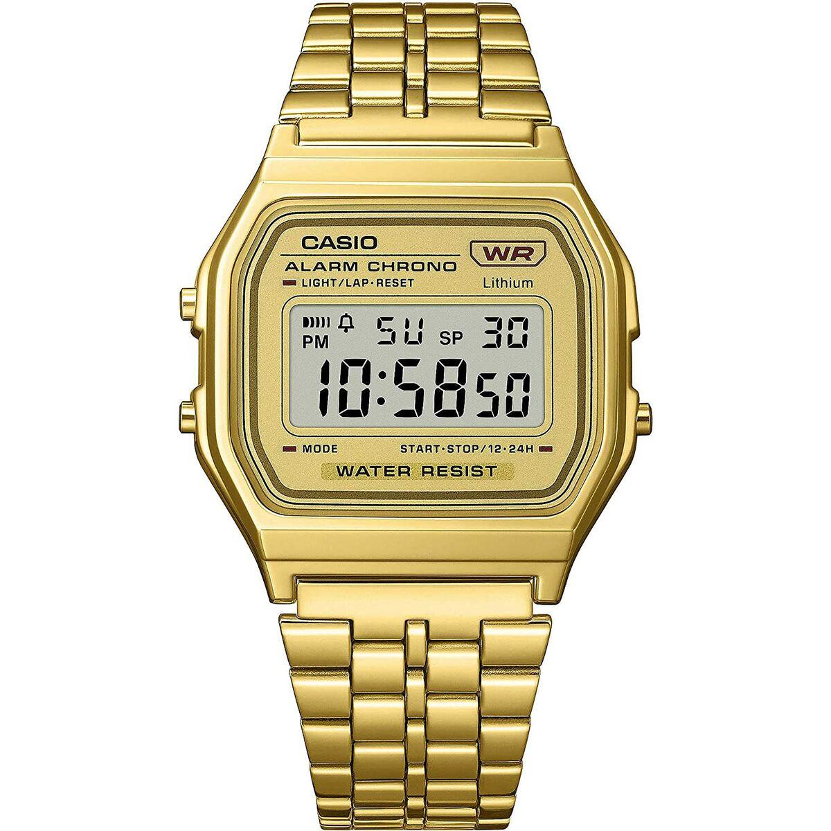 Herreur Casio - digitalt armbåndsur i guld (Ø 33 mm) billede