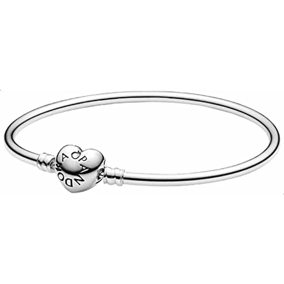 Armbånd dame Pandora hjerte-lås 596268-17 i sterling sølv