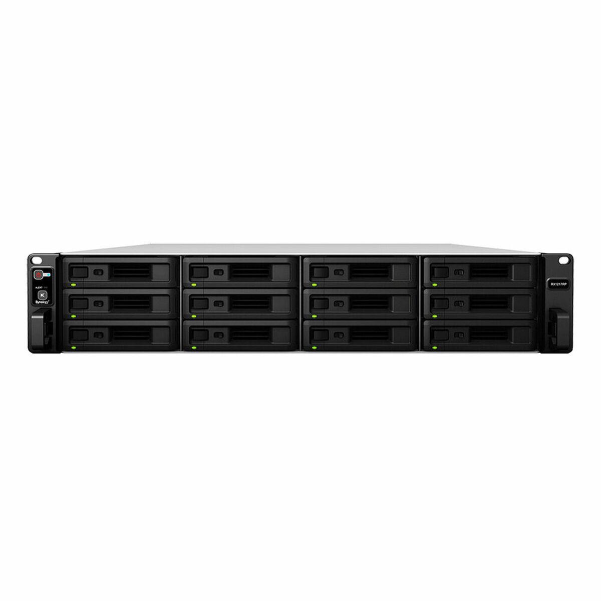 Nas Server Synology Rx1217rp 12 Bays Udvidelsesrack Sort/grå