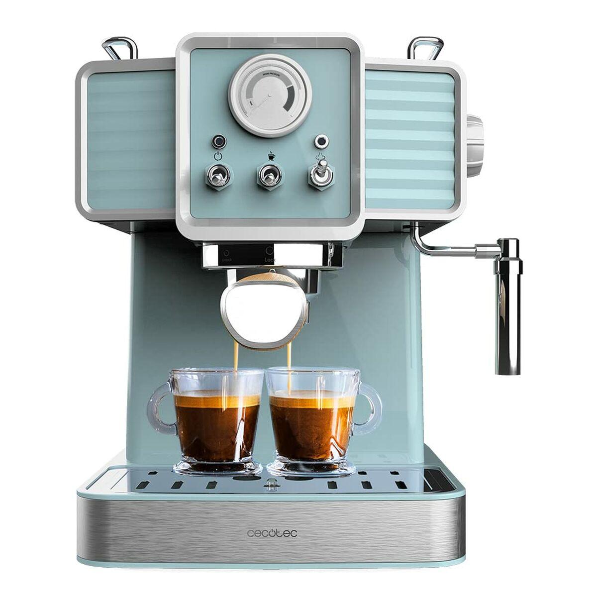 Espressomaskine Power Espresso Light Blue Rustfrit Stål