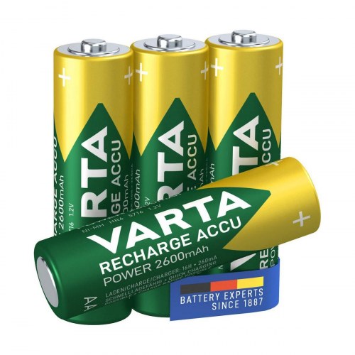 AA genopladelige batterier Varta Recharge Accu Power 2600 mAh (4-pak)