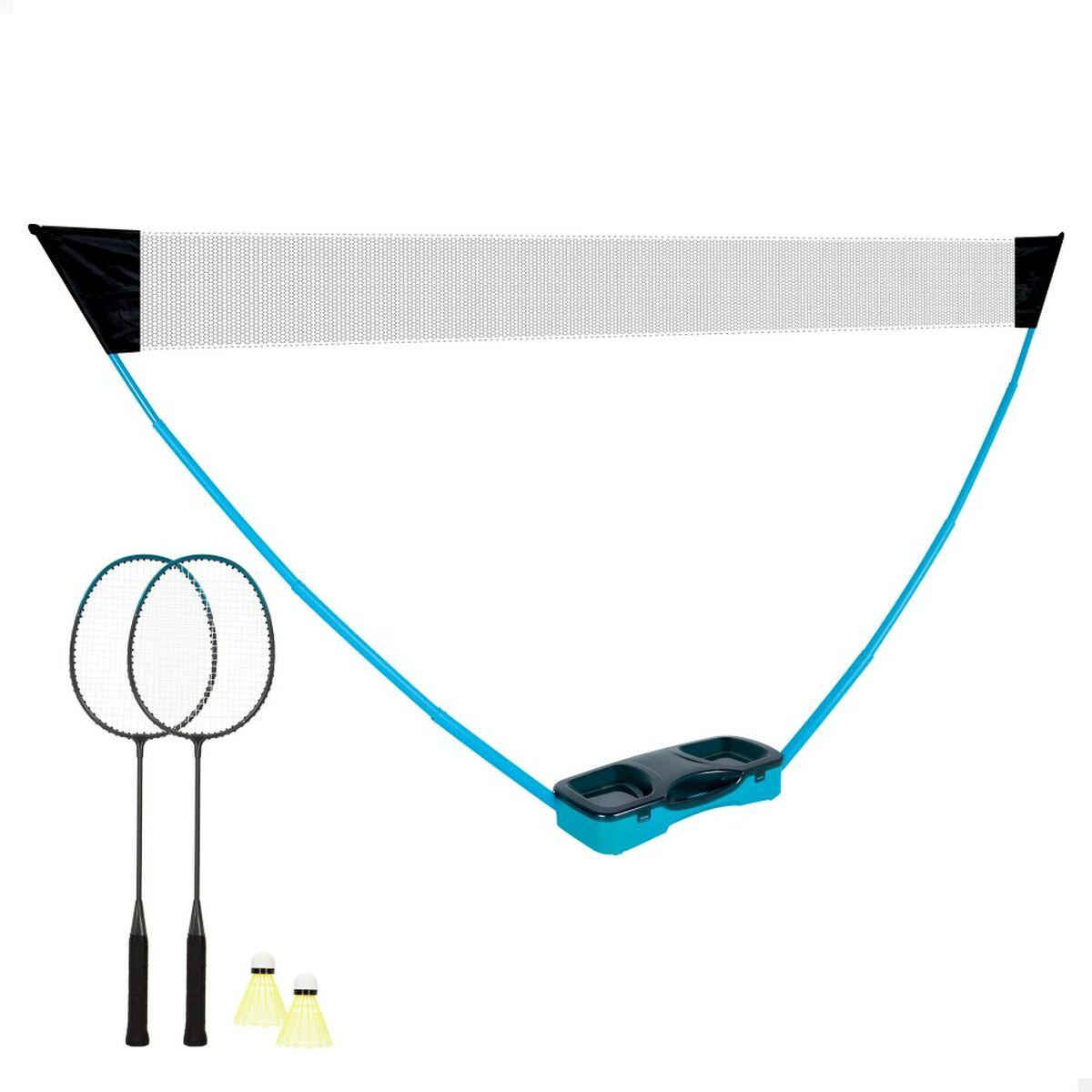 Badmintonsæt Aktive - net, ketchere og bolde