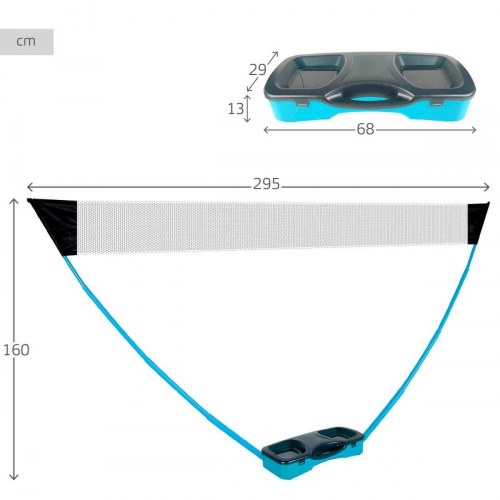 Badmintonsæt Aktive - net, ketchere og bolde