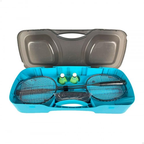 Badmintonsæt Aktive - net, ketchere og bolde
